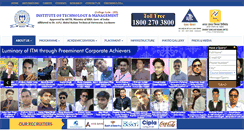Desktop Screenshot of itmmeerut.org